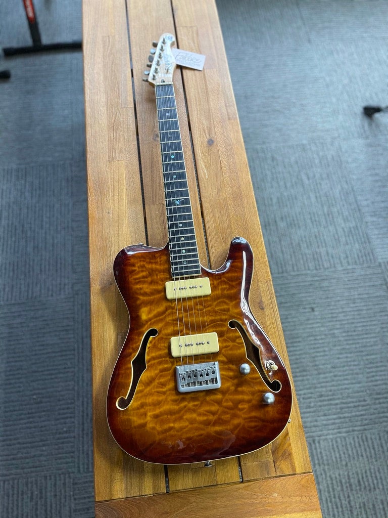 Raven West Telecaster Hollowbody P90 (Used) | Folklore Music